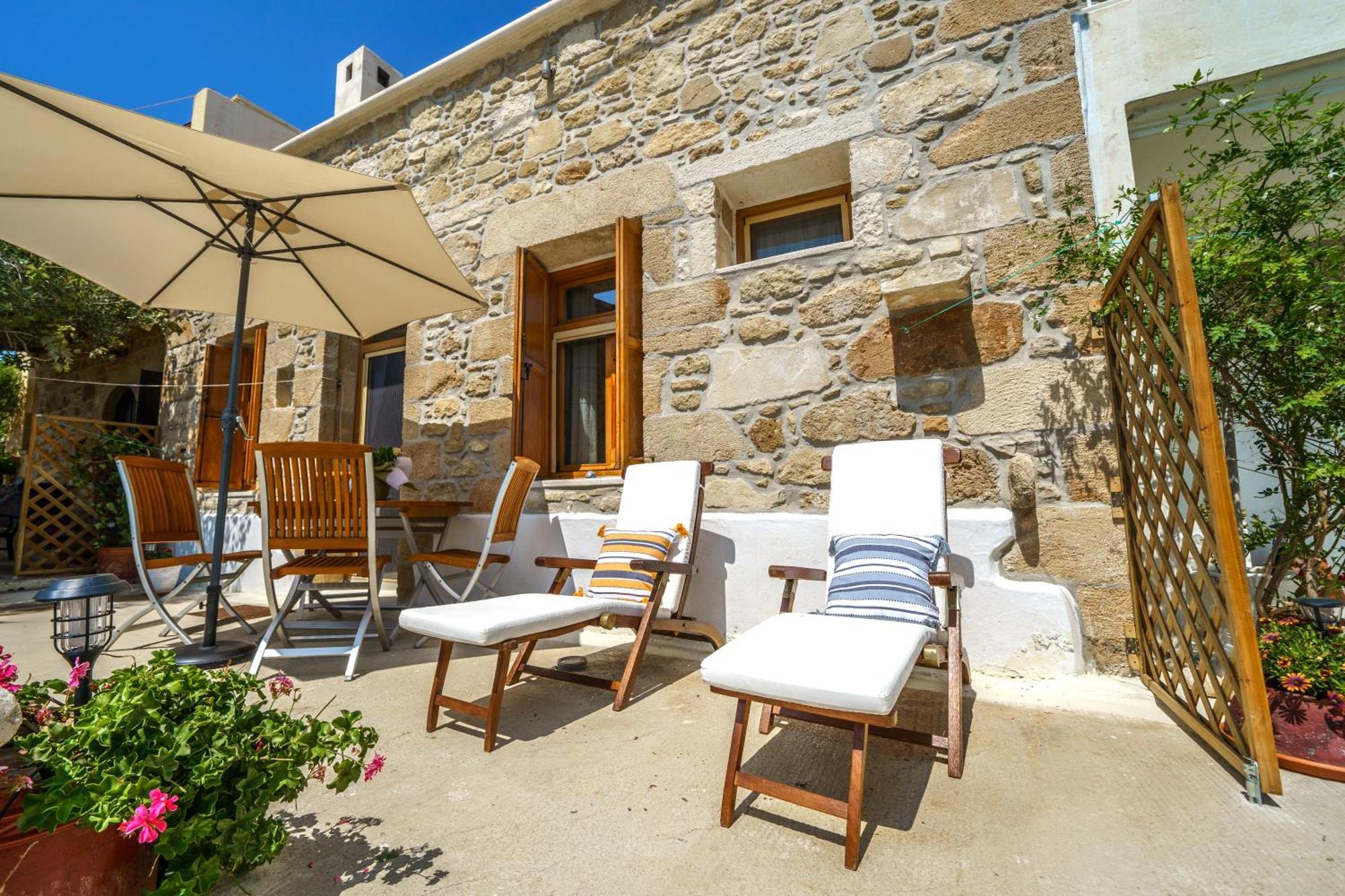 Ferienwohnung Mary'S Stone House Phalasarna Exterior foto