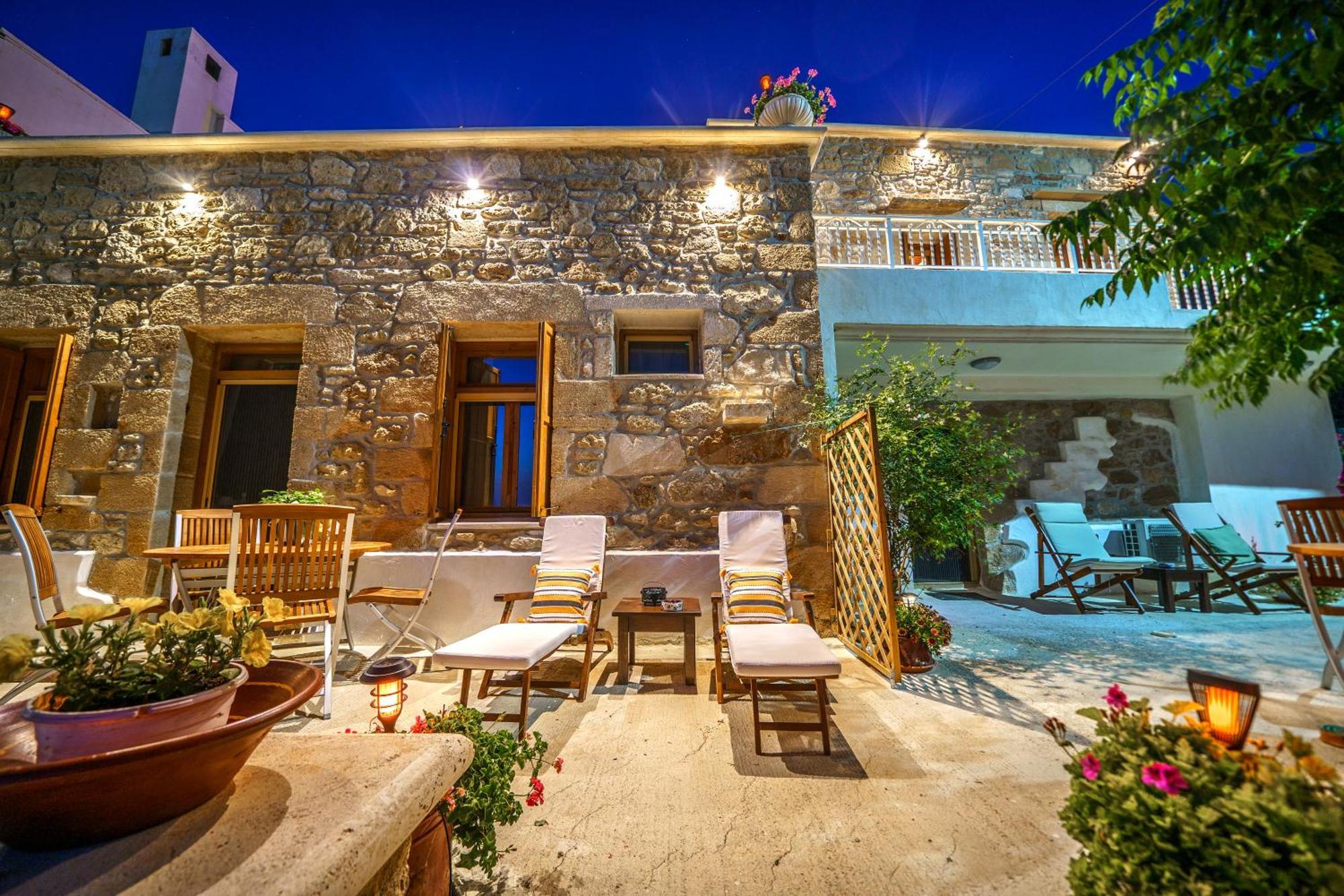 Ferienwohnung Mary'S Stone House Phalasarna Exterior foto